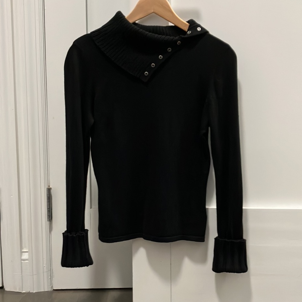 Y2K Vintage Guess Jeans Sweater with Asymmetrical Neck Detail Size S - Picture 2 of 7